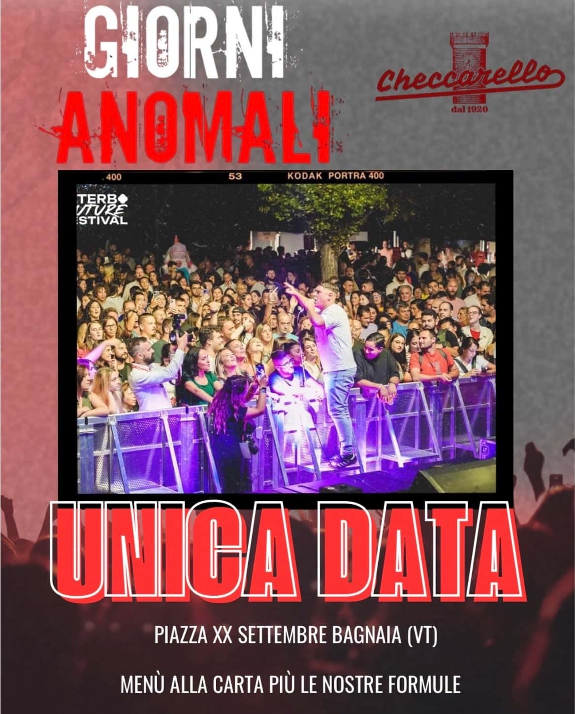 Giorni Anomali per Checcarello