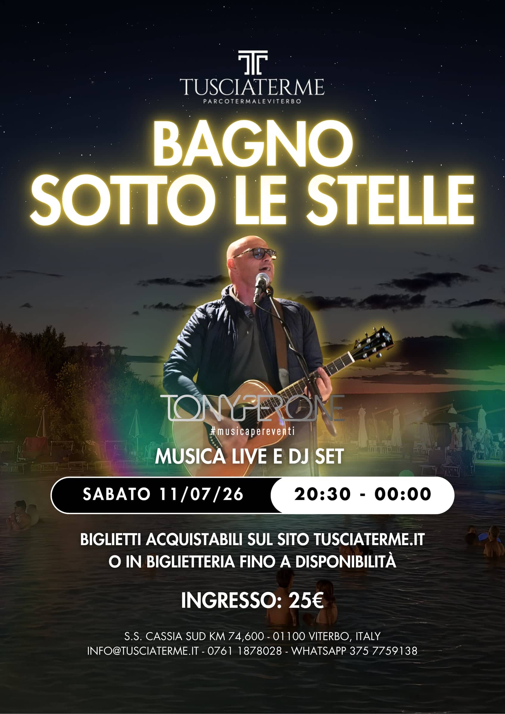 Locandina Bagno Sotto le Stelle