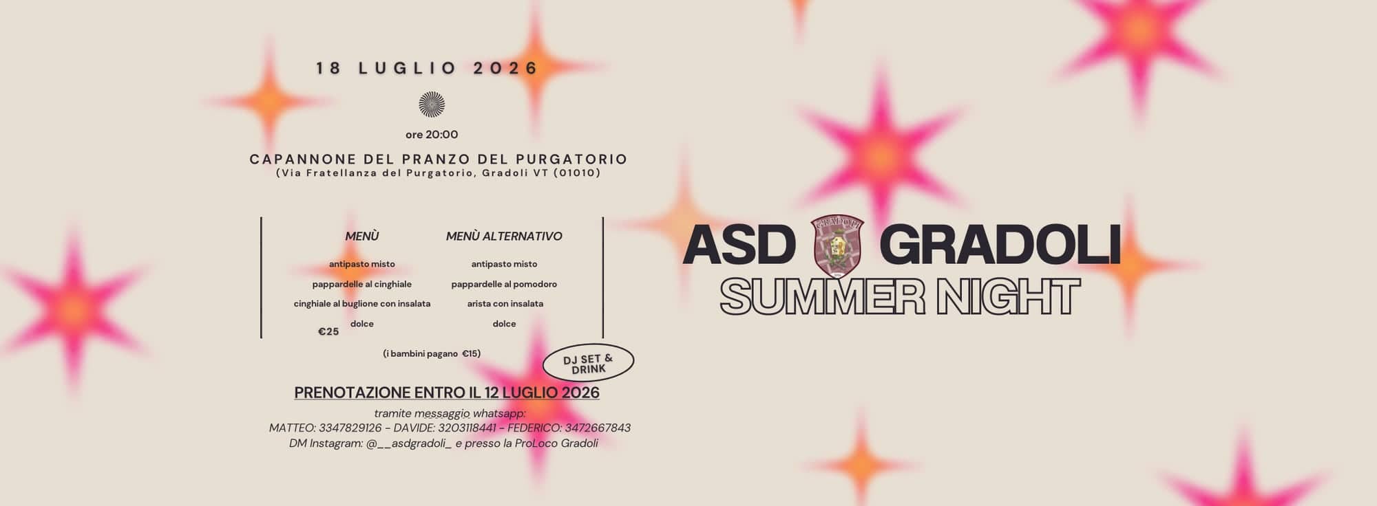 Asd Gradoli Summer Night
