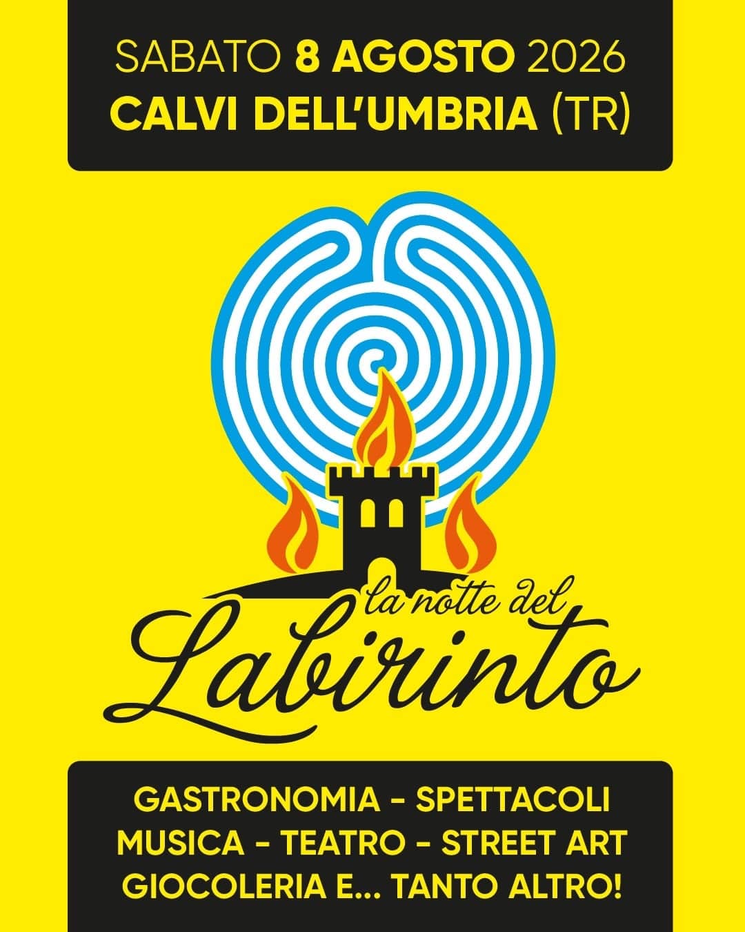 Locandina La Notte del Labirinto