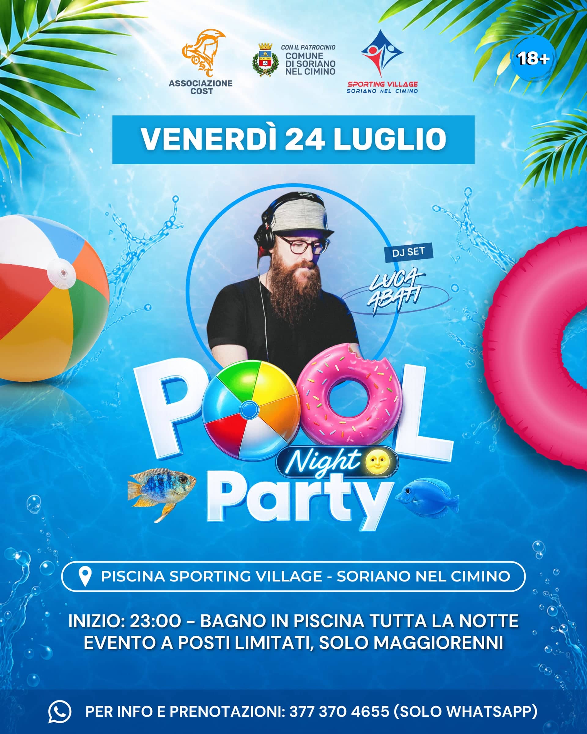 Locandina π π£π’π’π π‘ππππ§ π£ππ₯π§π¬ π - Bagno in Piscina Tutta la Notte!