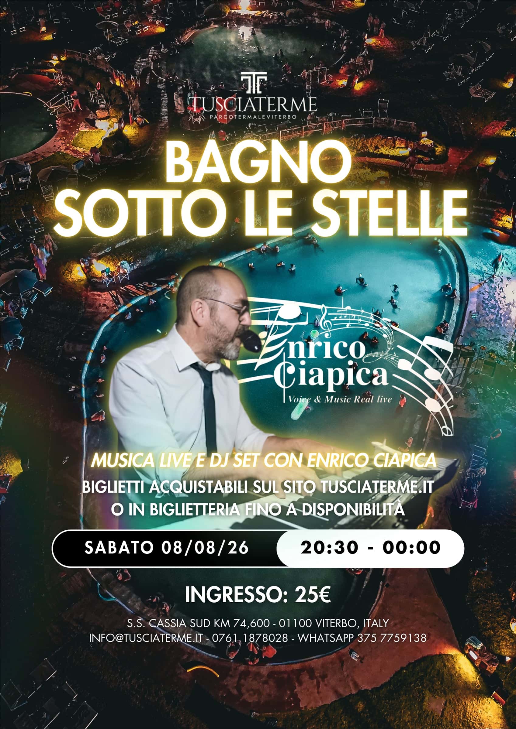 Bagno Sotto le Stelle – 8 Agosto 2026