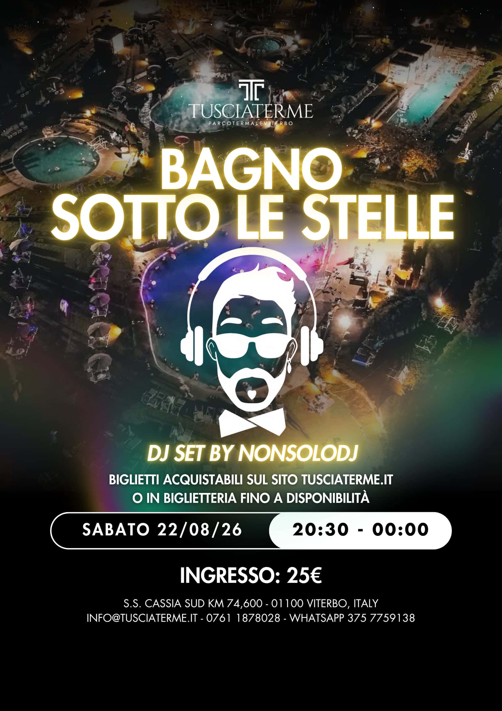 Bagno Sotto le Stelle – 22 Agosto 2026