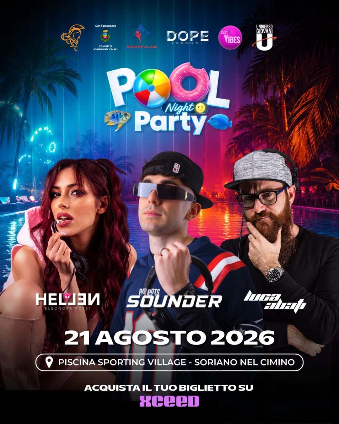 Pool Night Party | Special Guest: Sounder & Hellen β