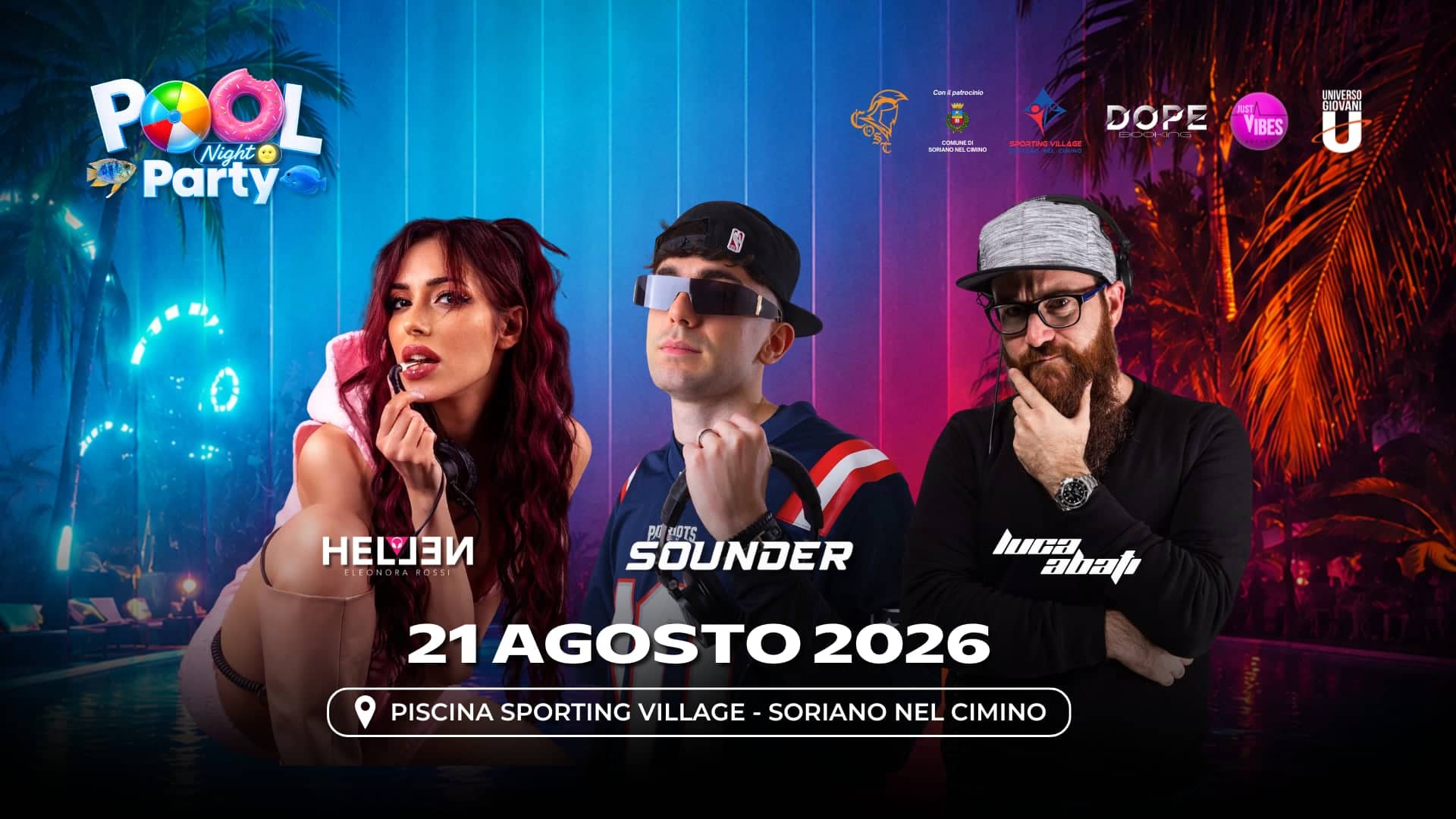Pool Night Party | Special Guest: Sounder & Hellen ⭐