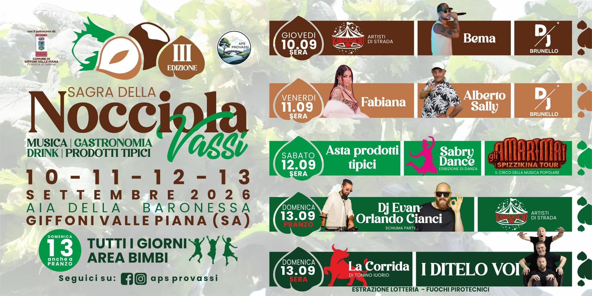 Locandina Sagra della Nocciola